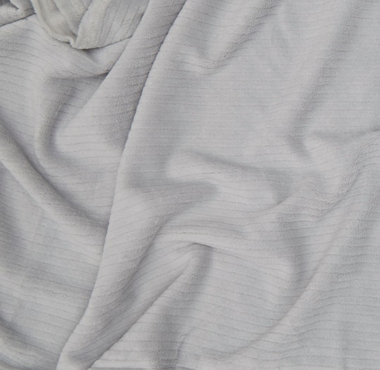 Springs Creative Plush Chenille Gray Fleece Fabric
